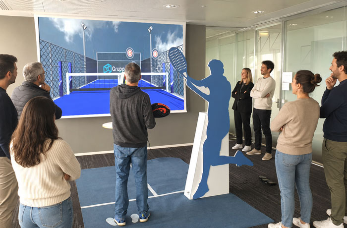 Simulatore di padel