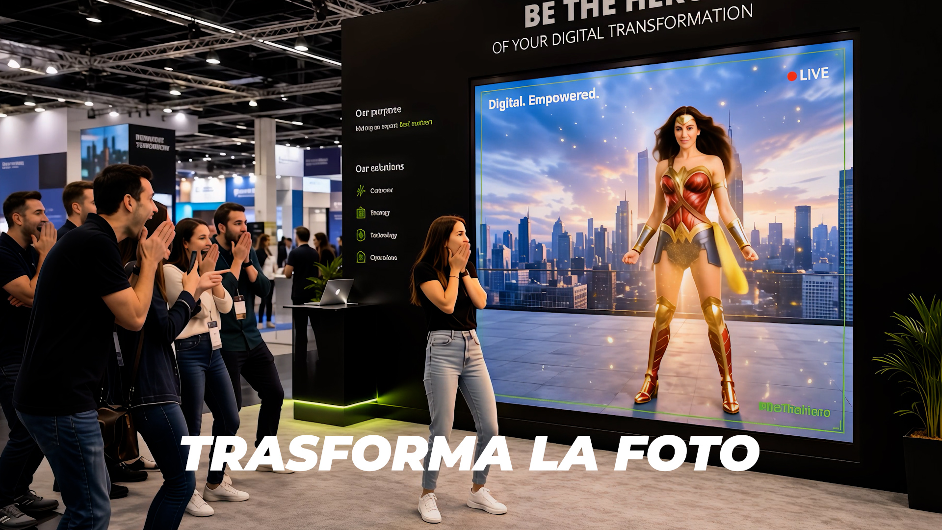 AI MORPH CLIP trasformazione digitale live 2