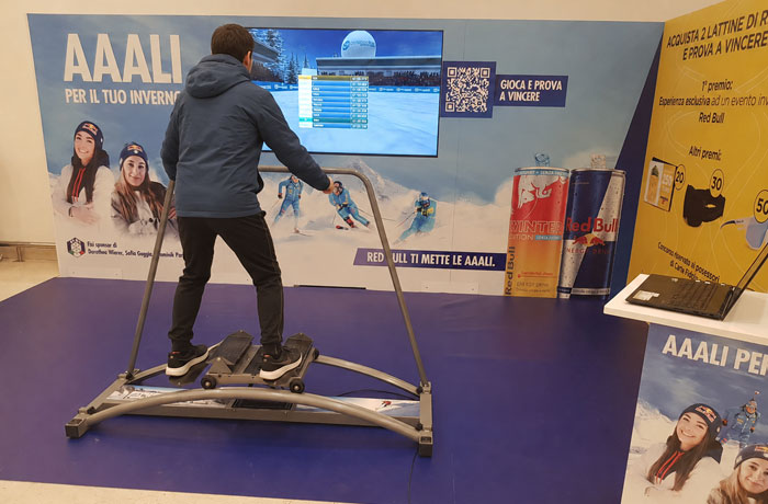 Simulatore di sci Red Bull