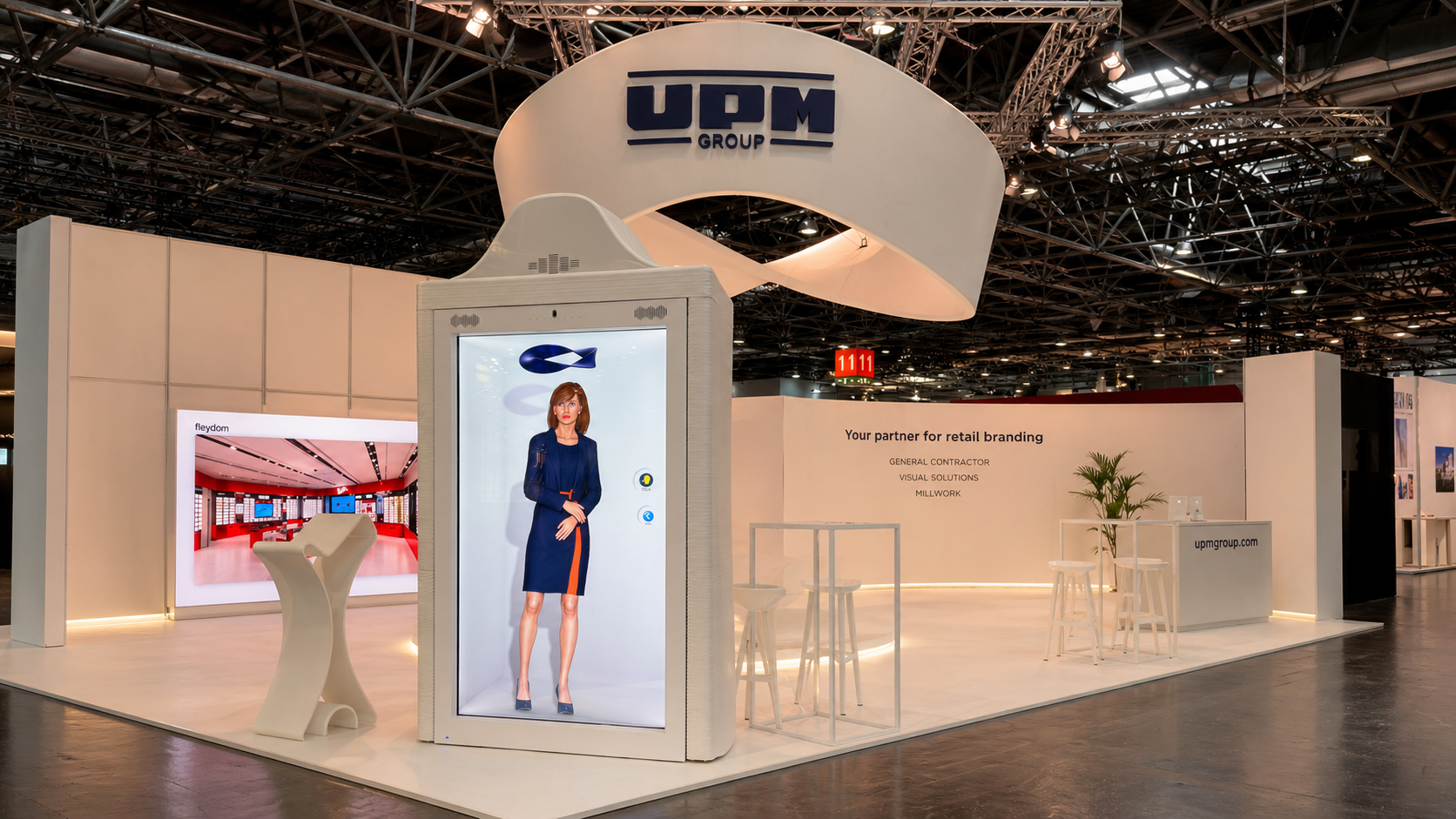 Ologrammi interattivi in fiera